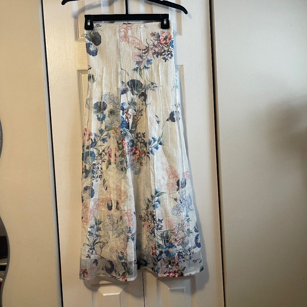 Floral tube dress/skirt size S